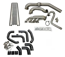 K Series K20 K24 Turbo Manifold Intercooler GT35 Kit For Honda Civic Si 06-11
