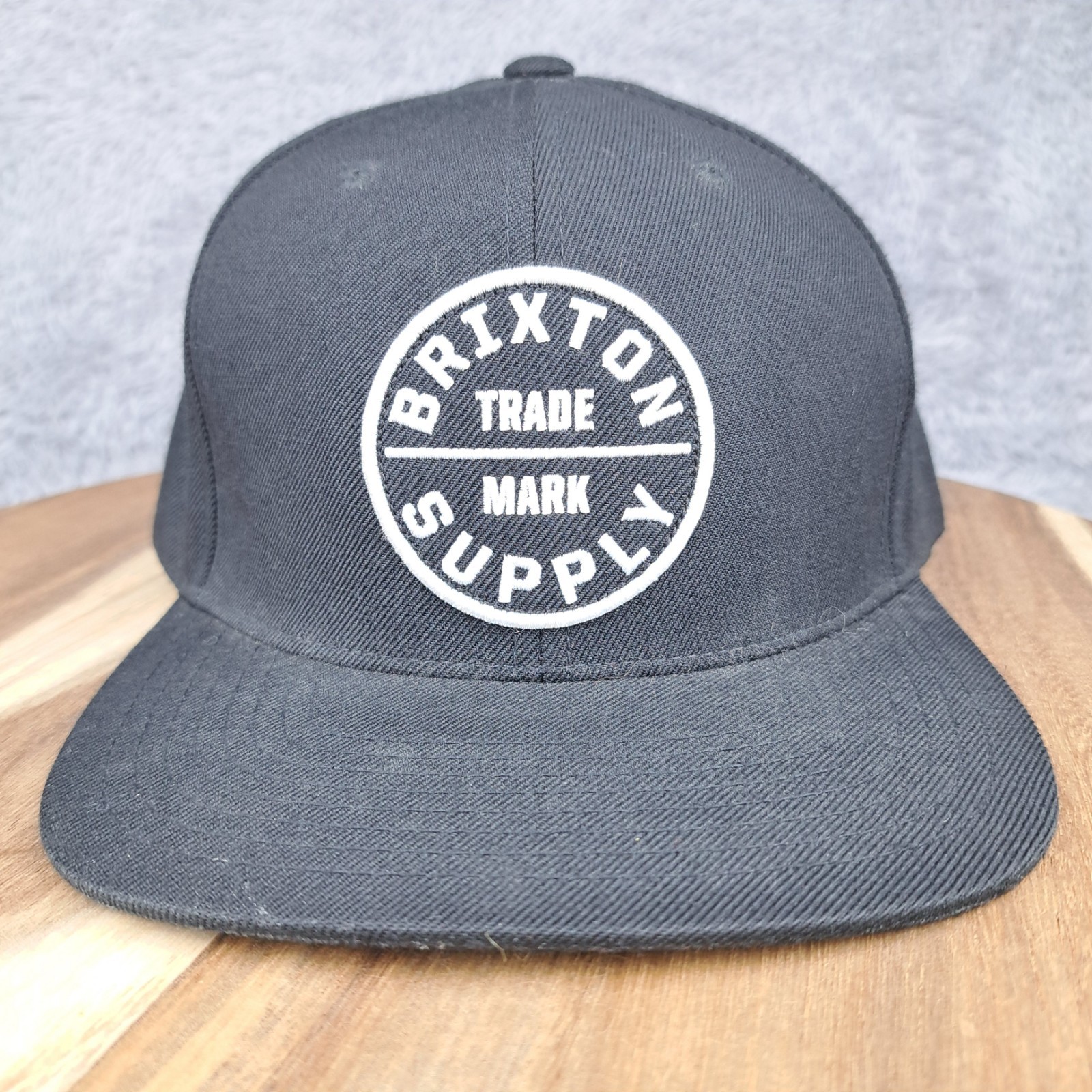 Brixton Hat Cap Snapback Black Circle Patch Trade… - image 1