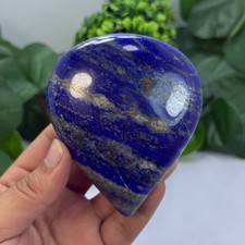 320g Beautiful Lapis Lazuli Pear Shape Palm Stone, Lapis Lazuli Palmstone, Lapis