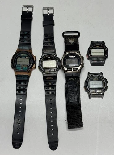 4 VTG Timex Ironman & Triathlon Sports Wrist Watch Mixed Lot WR Untested