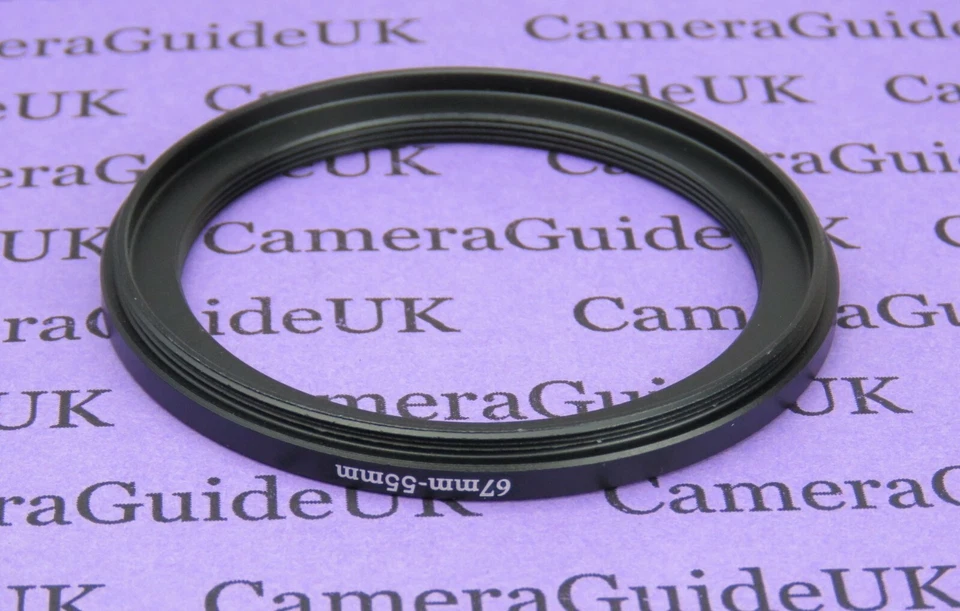 67mm-55mm Male-Female Stepping Step Down Filter Ring Adapter 67-55  - Image 2 of 2