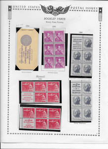 (4) U.S. Booklet Pane C64b+C64b SLOGAN--1213a+ SLOGAN--1036a+ 1 BOOKLET BK104