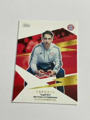 Topps 2021/22  Bayern München Team Set ESPORTS Lutti Matthias Luttenberger