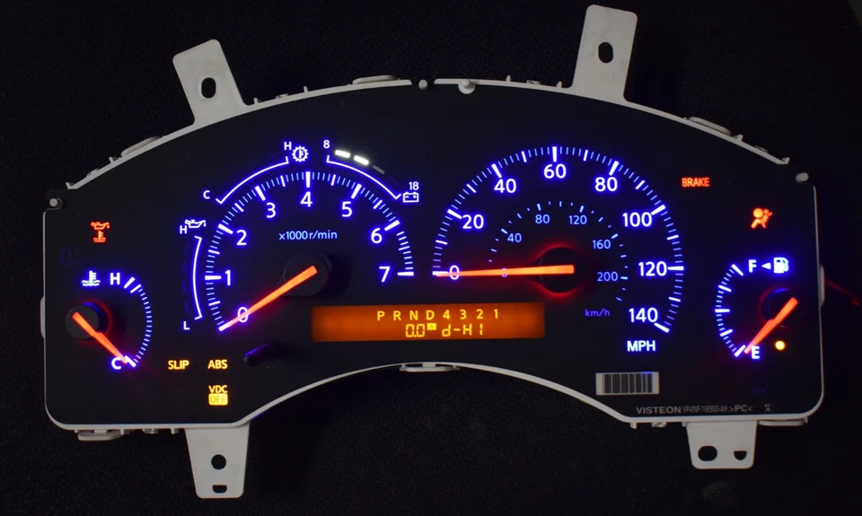 Cuadro de instrumentos velocímetro Infiniti QX56 2004-2013 entrada por correo [SERVICIO DE REPARACIÓN] Foto 4 de 4