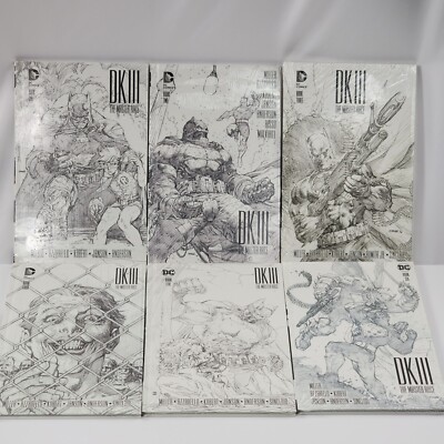 Dark Knight III Master Race 1-6 Collectors Edition Hardcover Sealed Set Batman