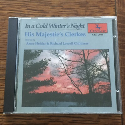 His Majesties Clerkes CD In A Cold Winter's Night 1988 NM!