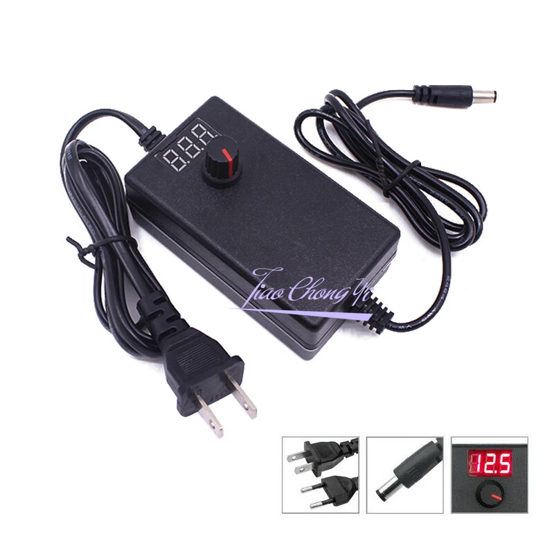 adjustable power supply chargers DC 1-36V AC100-240V Converter adapter switching - Image 2 of 4
