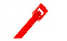 4" Dolphin Components DC-4OR Orange Cable Tie (100 piece per bag) (15 Bag)