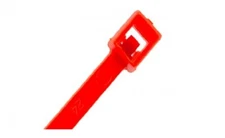 4" Dolphin Components DC-4OR Orange Cable Tie (100 piece per bag) (15 Bag)