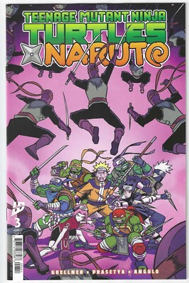 タートルズ NARUTO アメコミリーフ 全編英語/リーフ】TEENAGE MUTANT NINJA TURTLES X NARUTO #3