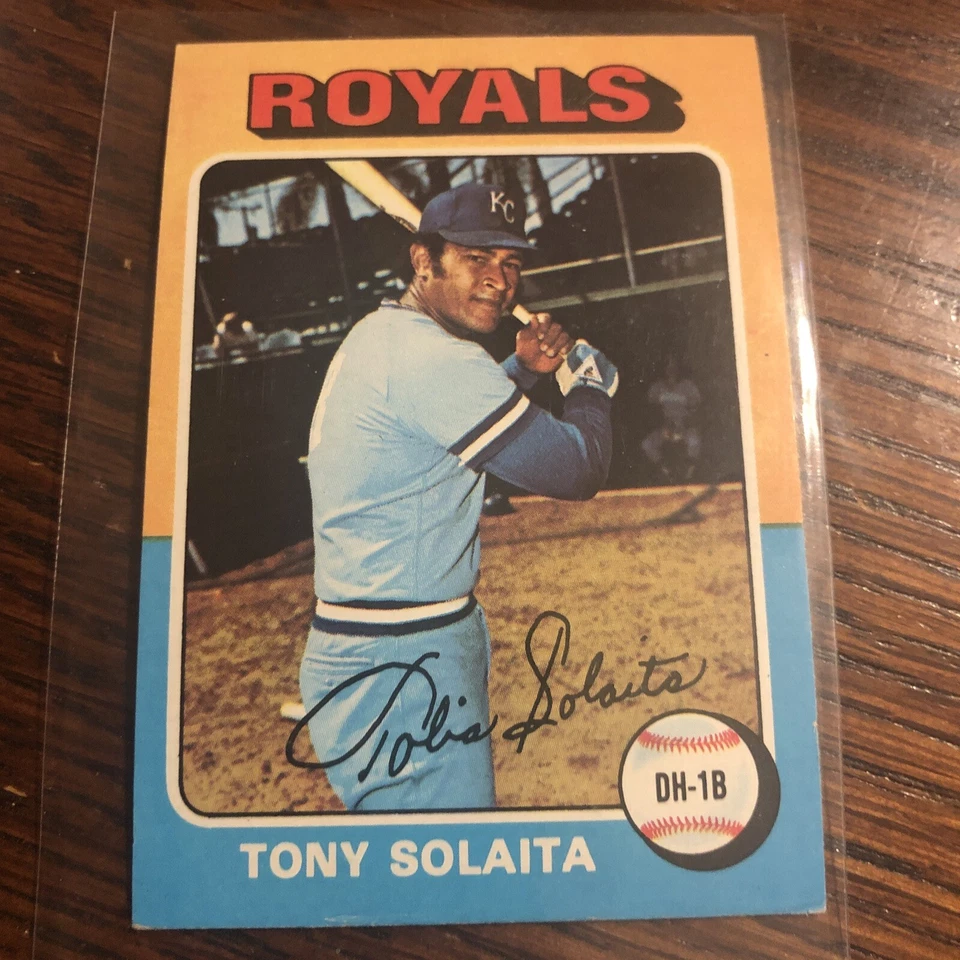 1975 Topps Minis #389 Tony Solaita (RC) Baseball Card Kansas City Royals - Image 2 of 4