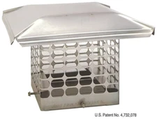 Stainless Steel Single Flue Masonry Chimney Cap Made in the USA