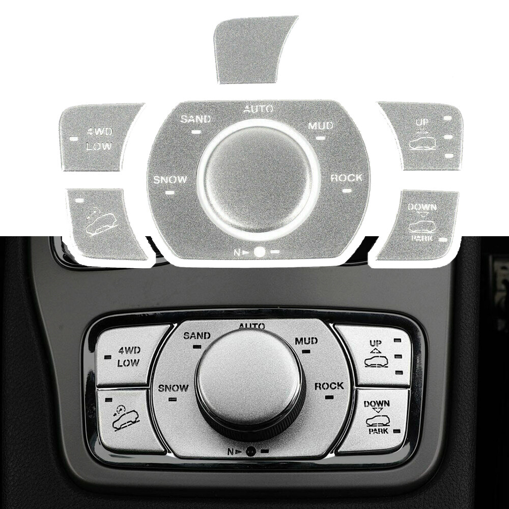4WD Four Wheel Drive Switch Button Trim Decor Cover for Jeep Grand
