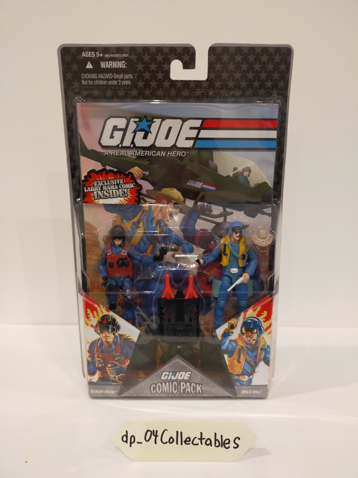 GI Joe Exclusive Action Figure Scrap-Iron & Wild Bill Hasbro New & Comic