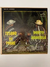Tesoro De Pobre Dueto Miseria 1967 LP RCA Victor MKS 1731 VG+