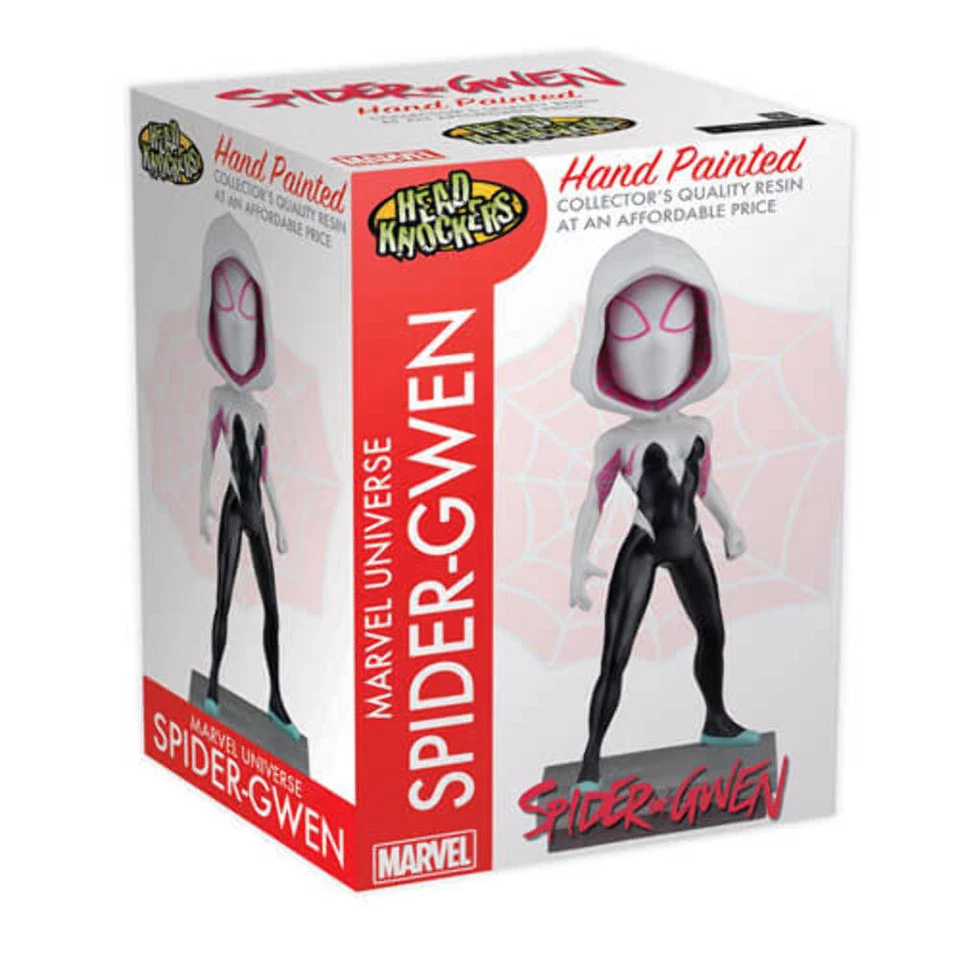 Spider-Man - Spider-Gwen Cabeza Enmascarada Golpeador Cabeza Bobble Coleccionable Cabeza Bobble Foto 2 de 2