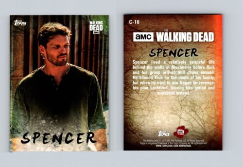 2017 The Walking Dead Season 7 Characters C-16 Spencer - Picture 1 of 1