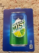 DIXIE NARCO 501E & 276E HVV SODA VENDING MACHINE "SIERRA MIST" CAN VEND LABEL