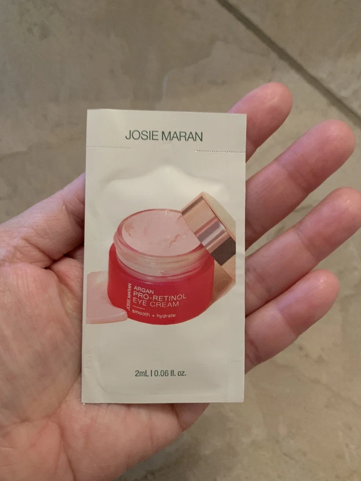 NEW Skincare Sample of Josie Maran Argan Pro-Retinol Eye Cream, 0.06oz. - Image 3 of 3