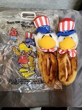 1984 Sam The Olympic Eagle Slippers L. A. Olympic Games Committee  New