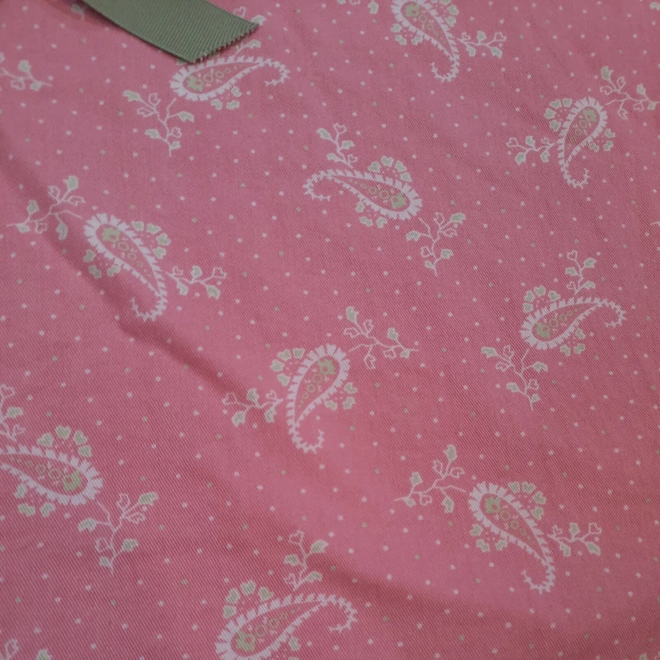 Colcha de cachemira rosa y verde pequeña doble XL cintas estrechas lazos Preppy 103x50 Foto 3 de 4