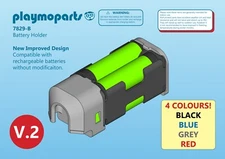 Playmobil 7829-B Battery Holder for RC Trains 4010 4011 4016 4017 4018 4019 4020