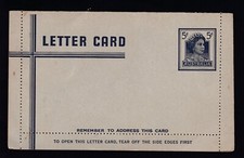 1960 QUEEN ELIZABETH II 5d LETTERCARD PRE-DECIMAL STAMP GOOD CONDITION #17