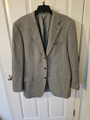 Ermenegildo Zegna Men's 51% Silk 49% Cashmere Sports Coat Blazer Size 50
