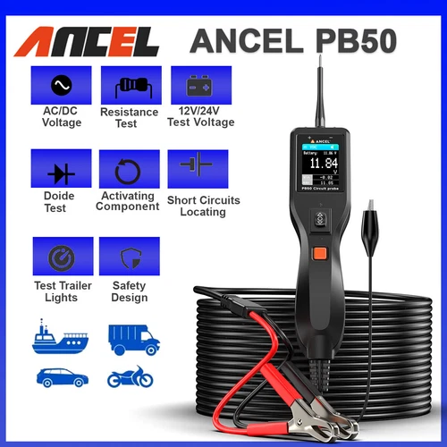 Car PowerScan Electrical Tester Power Probe Circuit Tester AVOmeter Diagnostic - Picture 1 of 21