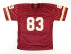 Ricky Sanders Signed Washington Redskin Stat Jersey (JSA COA) 2xSuper Bowl Champ — photo 3