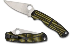 SPYDERCO Para Military 2 Black/Yellow G-10 Handle Salt CPM MagnaCut C81GBKYLMCP2