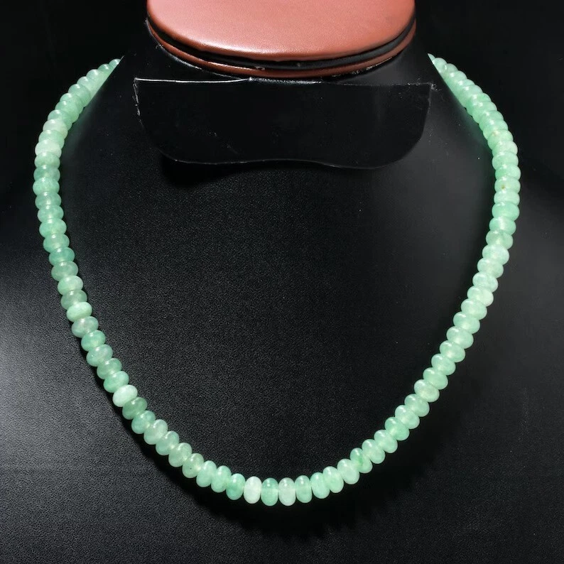 Collier Argent 925 Et Pendentif Pierre Naturelle Aventurine Verte – Serpent, Lithothérapie