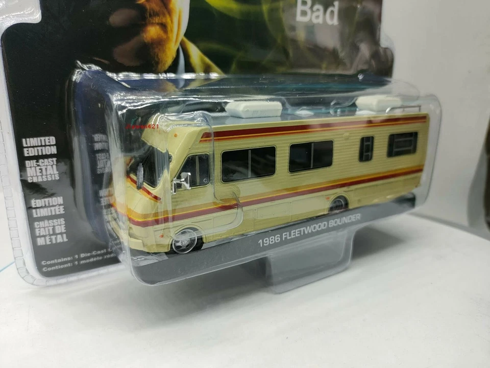 1:64 Greenlight 1986 Fleetwood Bou Breaking Bad Bus Model Gift Nobox # - Image 3 of 4