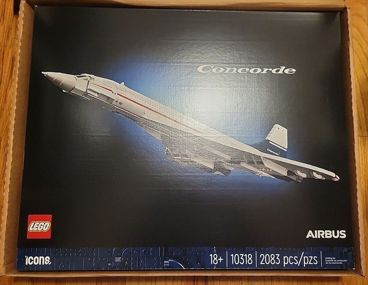 LEGO Set 10318 Icons Concorde Airbus BRAND NEW IN BOX FREE