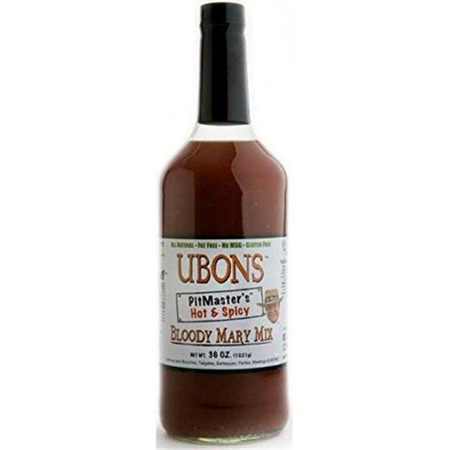 Ubons Pitmasters Hot and Spicy Bloody Mary Mix 36 Ounce 6