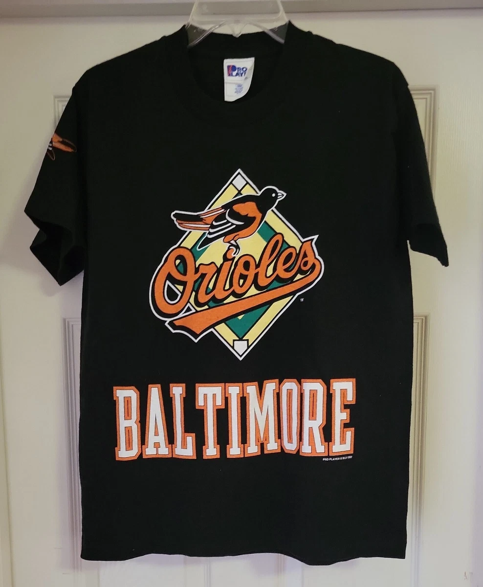 Vintage 90s Pro Player Baltimore Orioles Shirt Youth XL Adult Small/Medium  USA