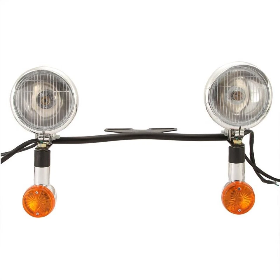 Kit de luzes de ponto de seta barra de passagem para Honda VTX 1300 C R S RETRO Cruiser - Imagem 4 de 4