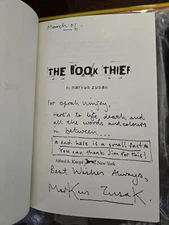 The Book Thief 5 Signed 1st Ed 1st Print to Oprah Winfrey & Rosie O'Donnell