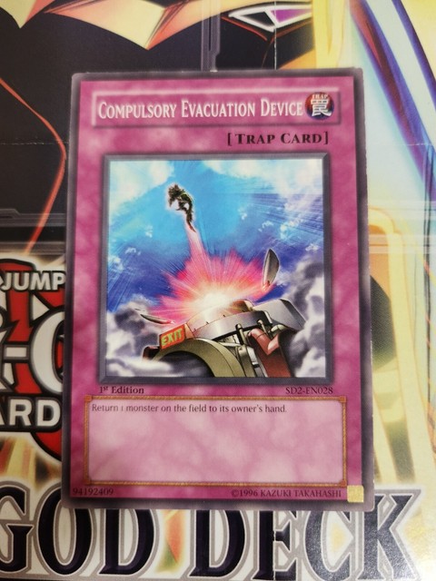 Yu-Gi-Oh! TCG Compulsory Evacuation Device Structure Deck SD2-EN028 1st ...