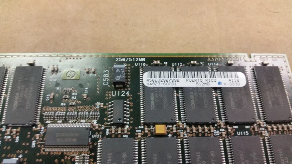 HP A4923-60001 512MB High Density Memory Module - Image 2 of 2