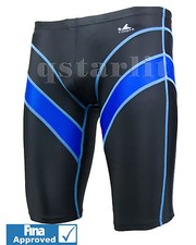 FINA Approved Boys Men Endurance Racing Competition Swimwear Jammer 20-32 XS-XXL