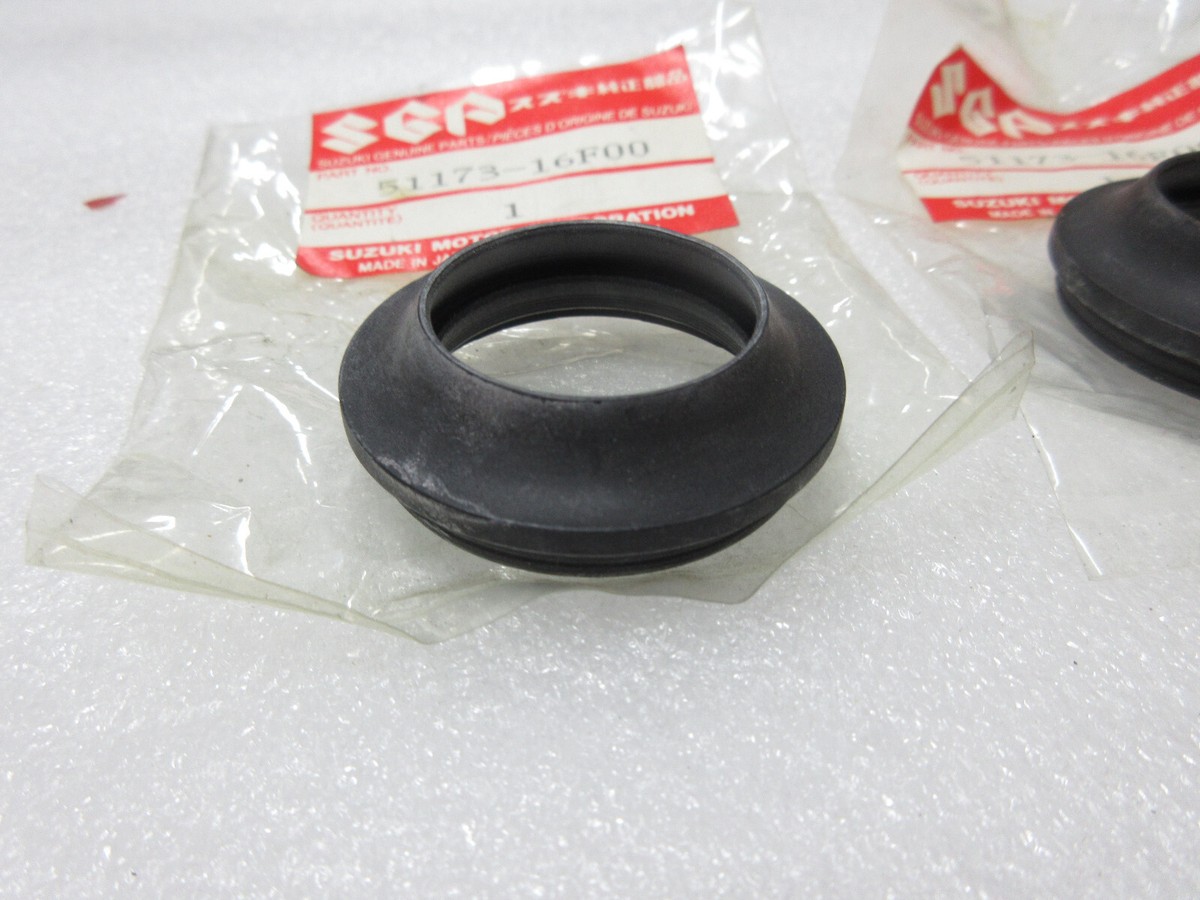 ピアス　No.4988 Suzuki UC125 UC150 UG110 Front Fork Dust Seal x2 OEM Damper Cover