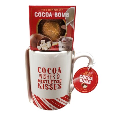 Cocoa Bomb Mug - Milk Chocolate - Marshmallows - Christmas - Secret Santa Gift