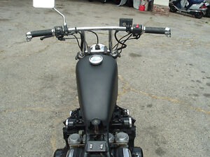  HARLEY  STREET  750 500  Tbar T BARS  7 8 CHROME DRAGBARS 