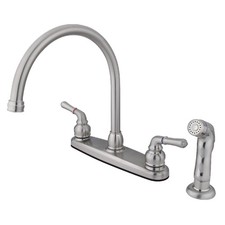 Kingston Brass FB79.SP Magellan 1.8 GPM Standard Kitchen Faucet - - Nickel