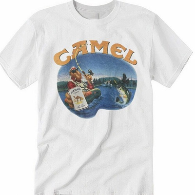 VTG Camel Smokin Joe Fly Fishing T-Shirt Size S-5XL | eBay