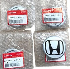 Genuine Honda Nsx Na1 Na2 Silver Wheel Center Caps Jdm 44732-sl0-900 Set Of 4