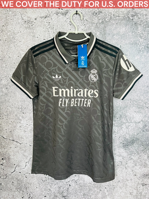 ADIDAS REAL MADRID 2024-25 THIRD SOCCER JERSEY WOMEN SIZE S | eBay