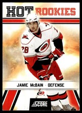 2010-11 Score Hot Rookies Jamie McBain Rookie Carolina Hurricanes #504