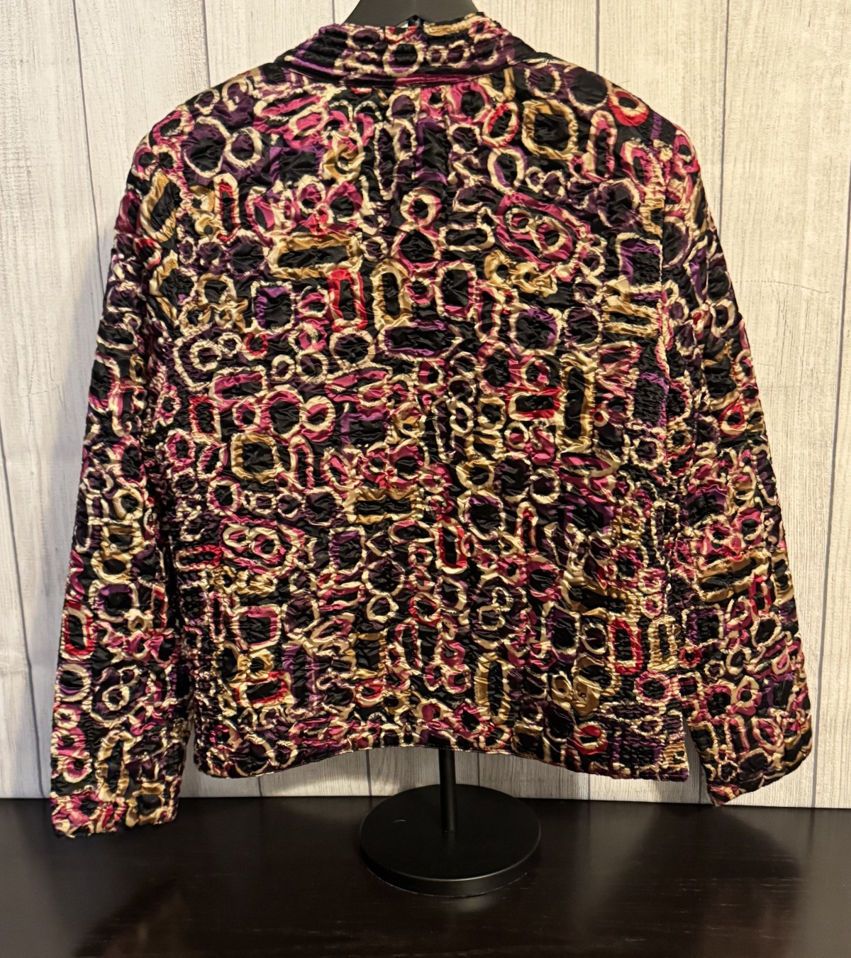 Ruby Rd Women’s Zip Jacket L Multicolor Abstract … - image 4